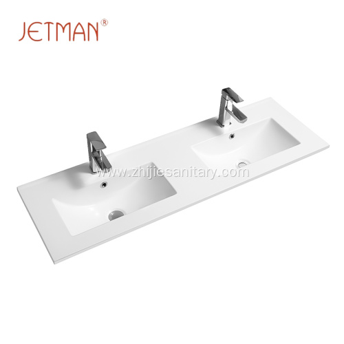 High quality cabinet double public basin wash basin